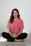 Zivame Knit Cotton Loungewear Top - Flowering Ginger — thumbnail 4